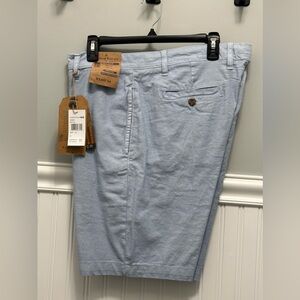 Men’s Tailor Vintage light blue (blue fog) Greenwich slim fit shorts-waist 36